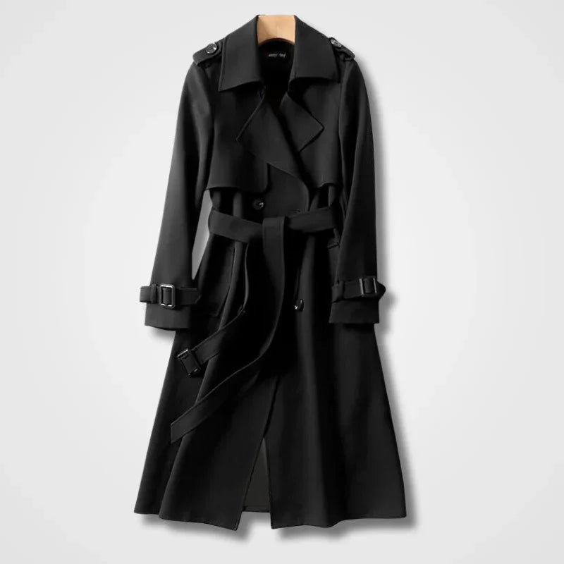 Women's Spring Trench Coat - Elegant Design for Formal Occasions