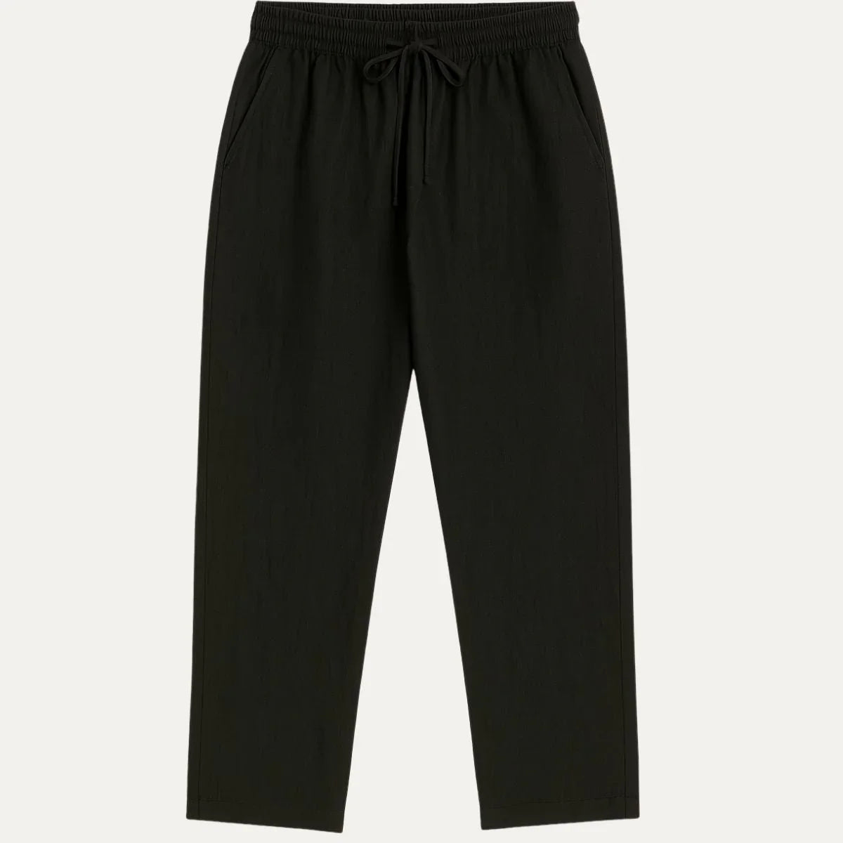 Men's Linen Pants Beige Classic Style