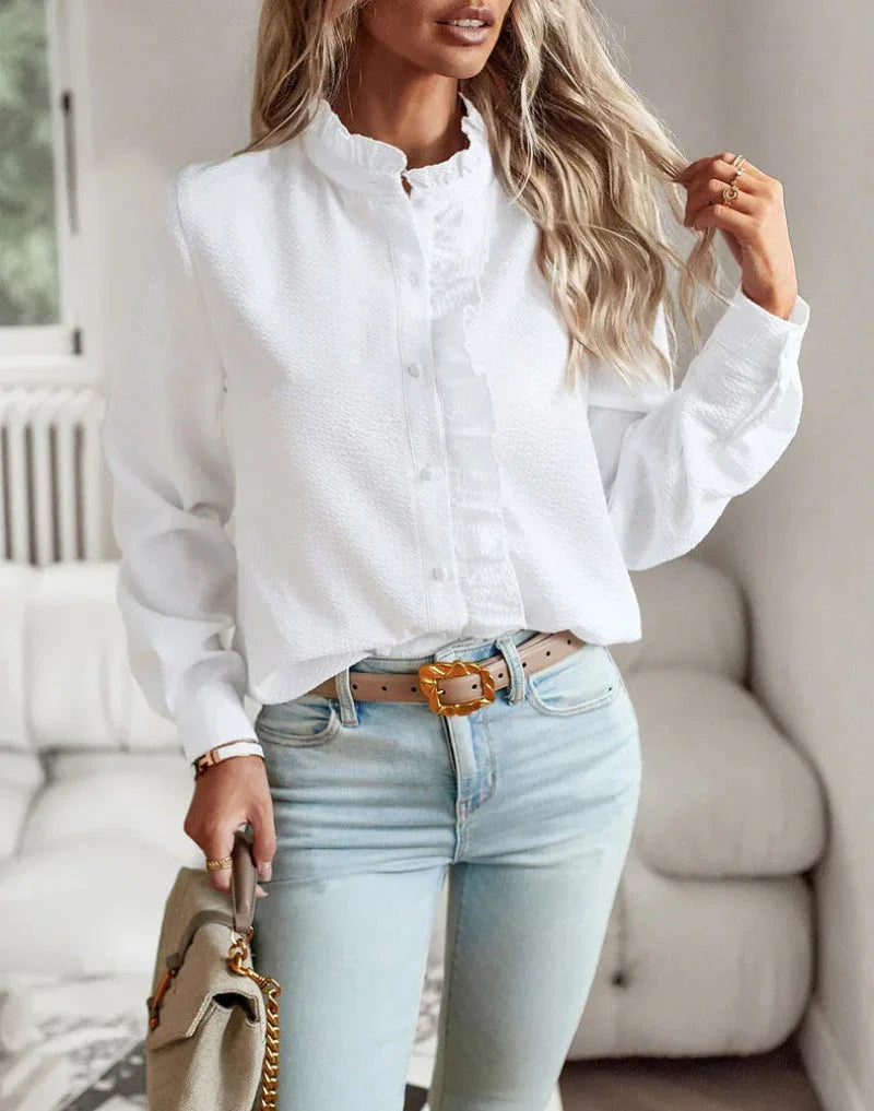 Women's Elegant Modern Shirt for Formal Occasions