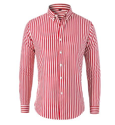 Men's Striped Shirt Cotton