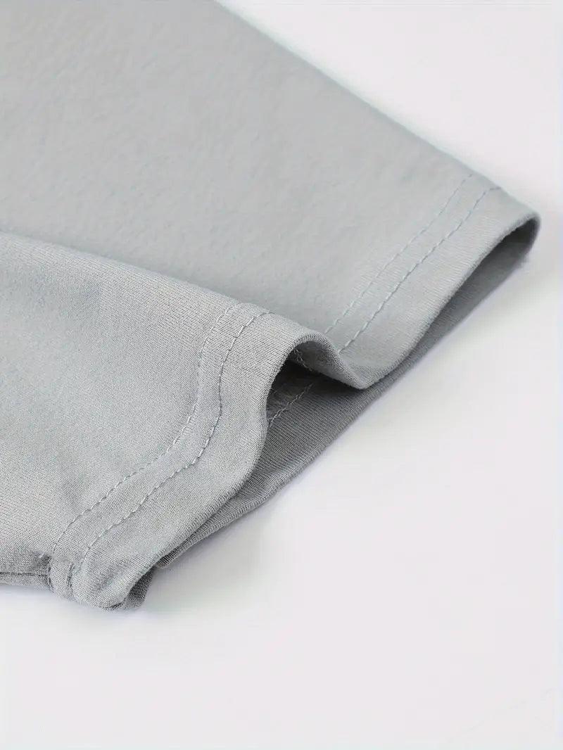Men's Color Block T-Shirt Crew Neck Short Sleeve