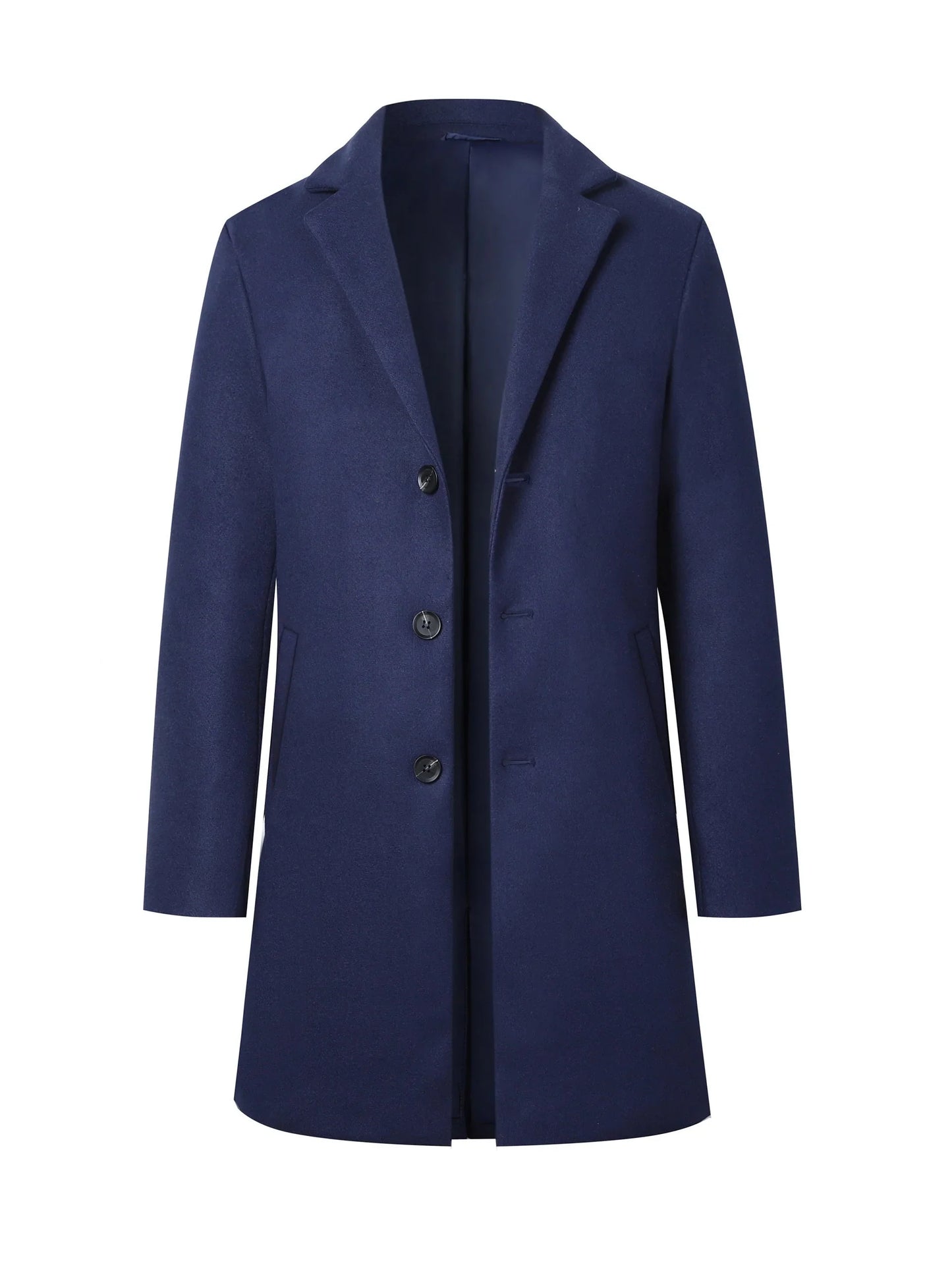 Men's Elegant Single Breasted Winter Jacket