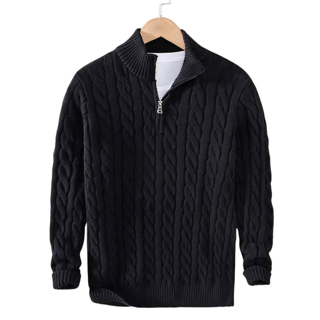 Men's Half-Zip Sweater Knit