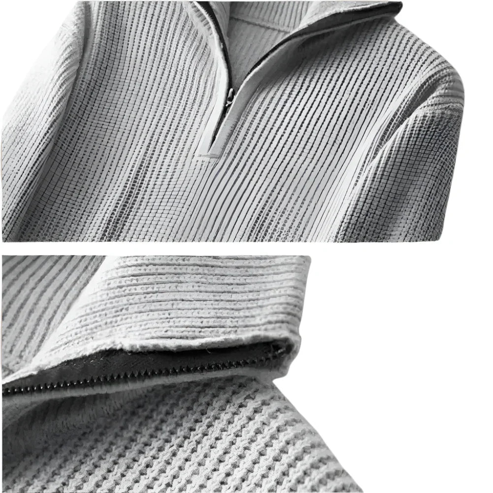 Men's Quarter Zip Jumper Merino Wool