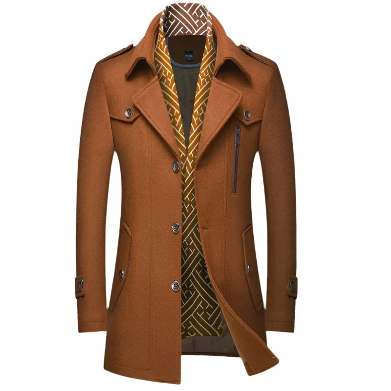 Men's Tailored Coat Wool