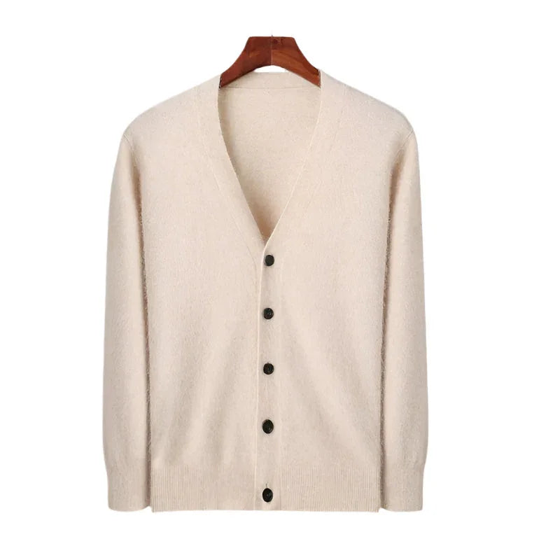 Men’s Cashmere Cardigan 100% Wool