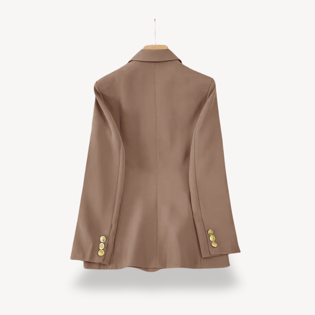 Women's Double-Breasted Blazer Classic Style
