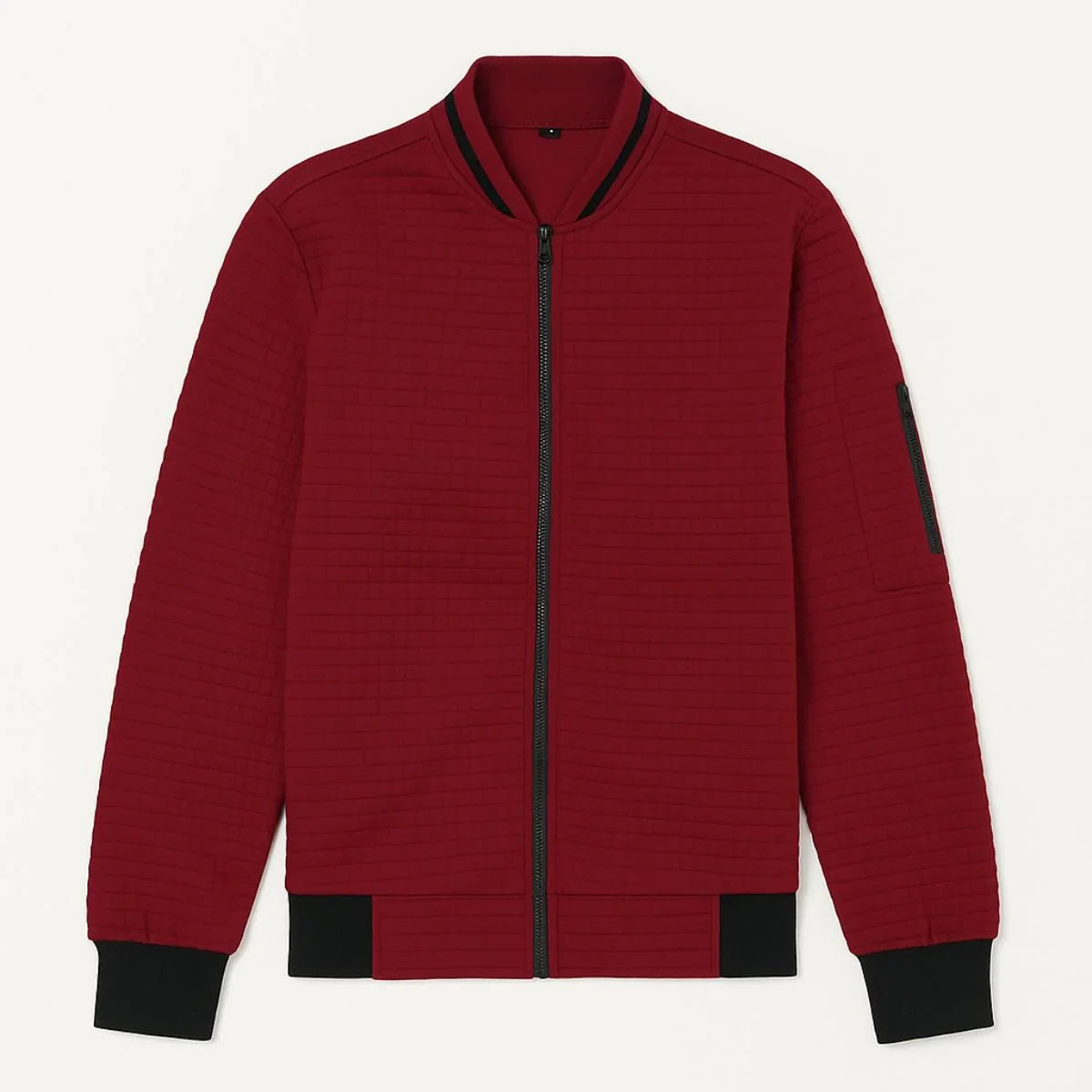 Men's Zip-Up Cotton Cardigan