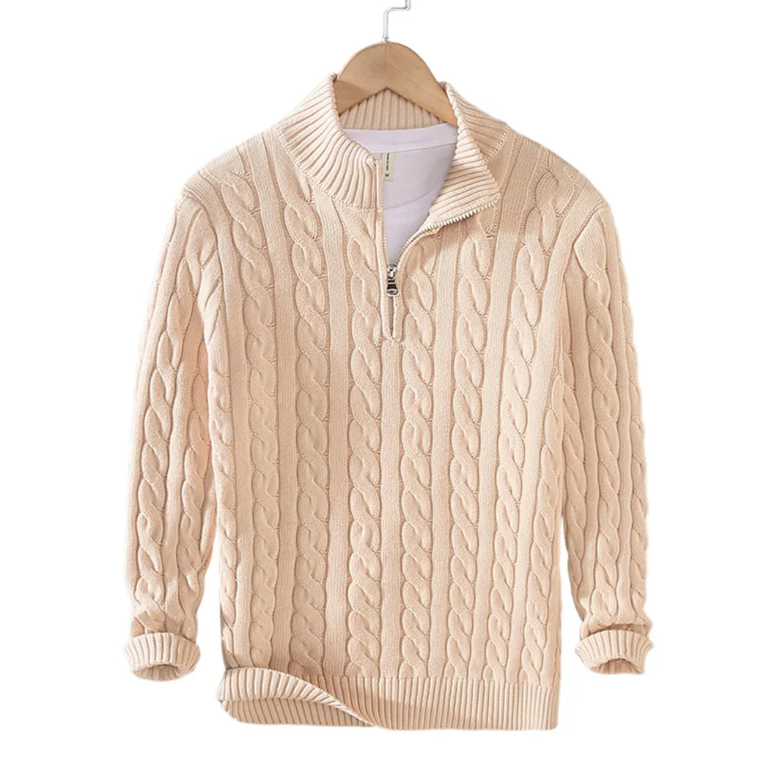 Men's Half-Zip Sweater Knit