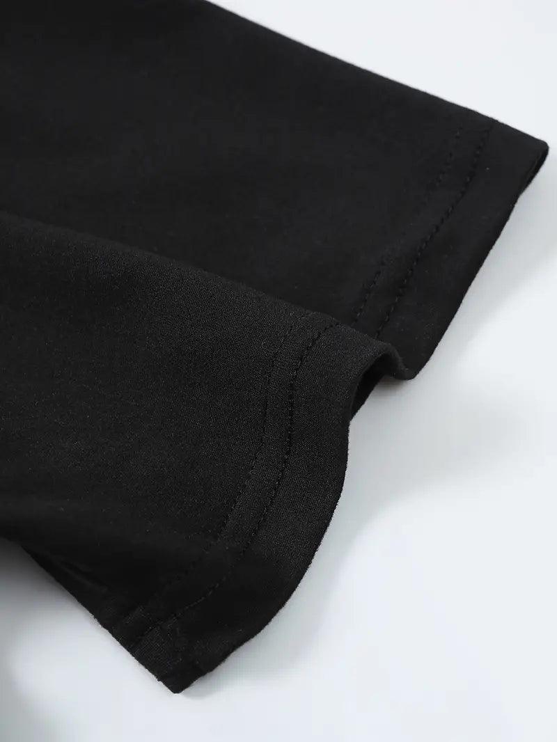 Men's Color Block T-Shirt Crew Neck Short Sleeve