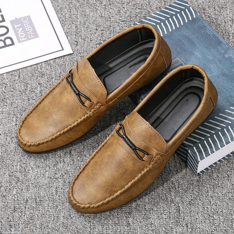 UrbanEase Men's Leather Comfort Walkers | Breathable Soft Sole Everyday Shoes - northernnomad