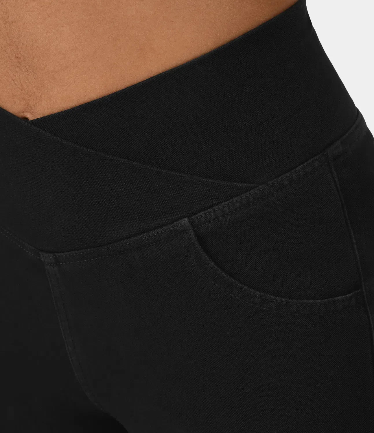 Women's High Waist Flared Jeans with Elasticated Waistband