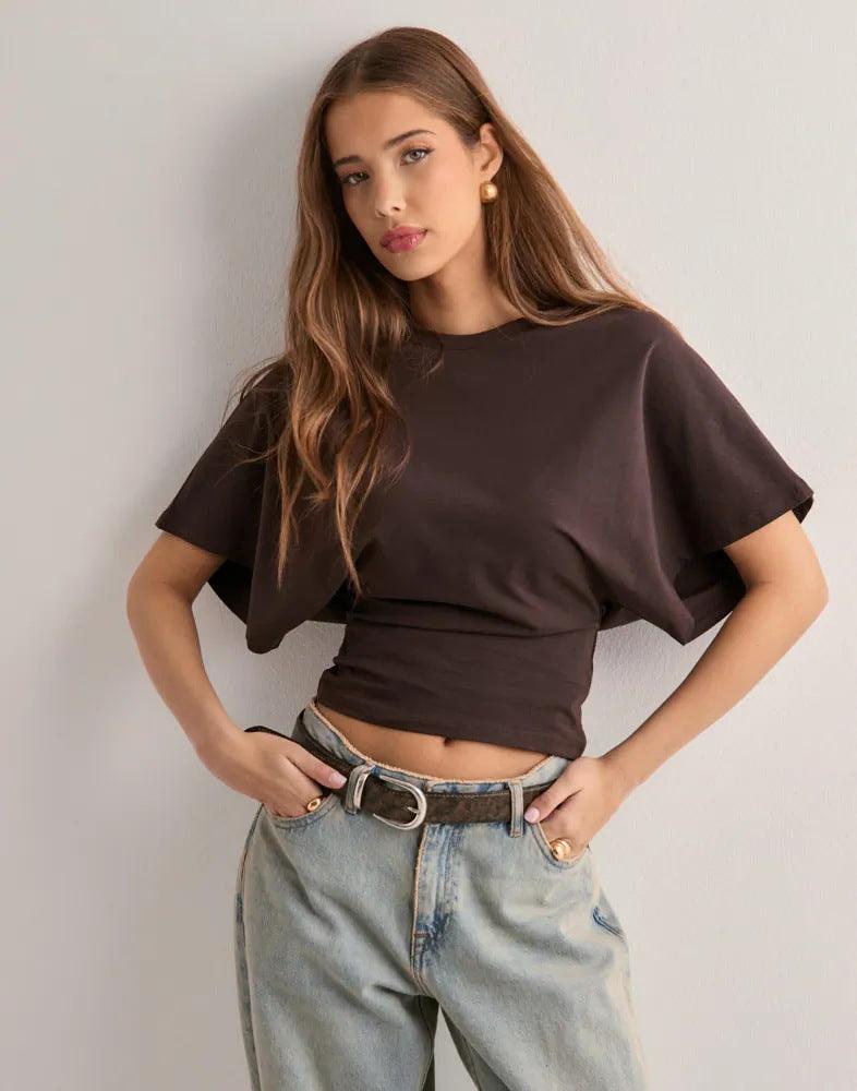 Women's Batwing Sleeve T-Shirt Summer Style