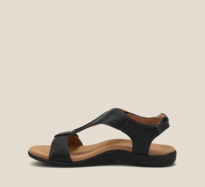 Women's Adjustable Leather Orthopedic Sandals with Arch Support