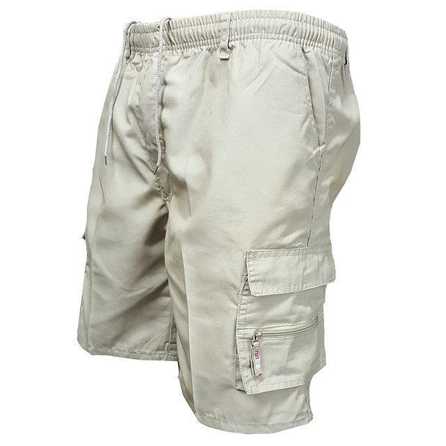 Men's Cargo Shorts with Zipper Pockets