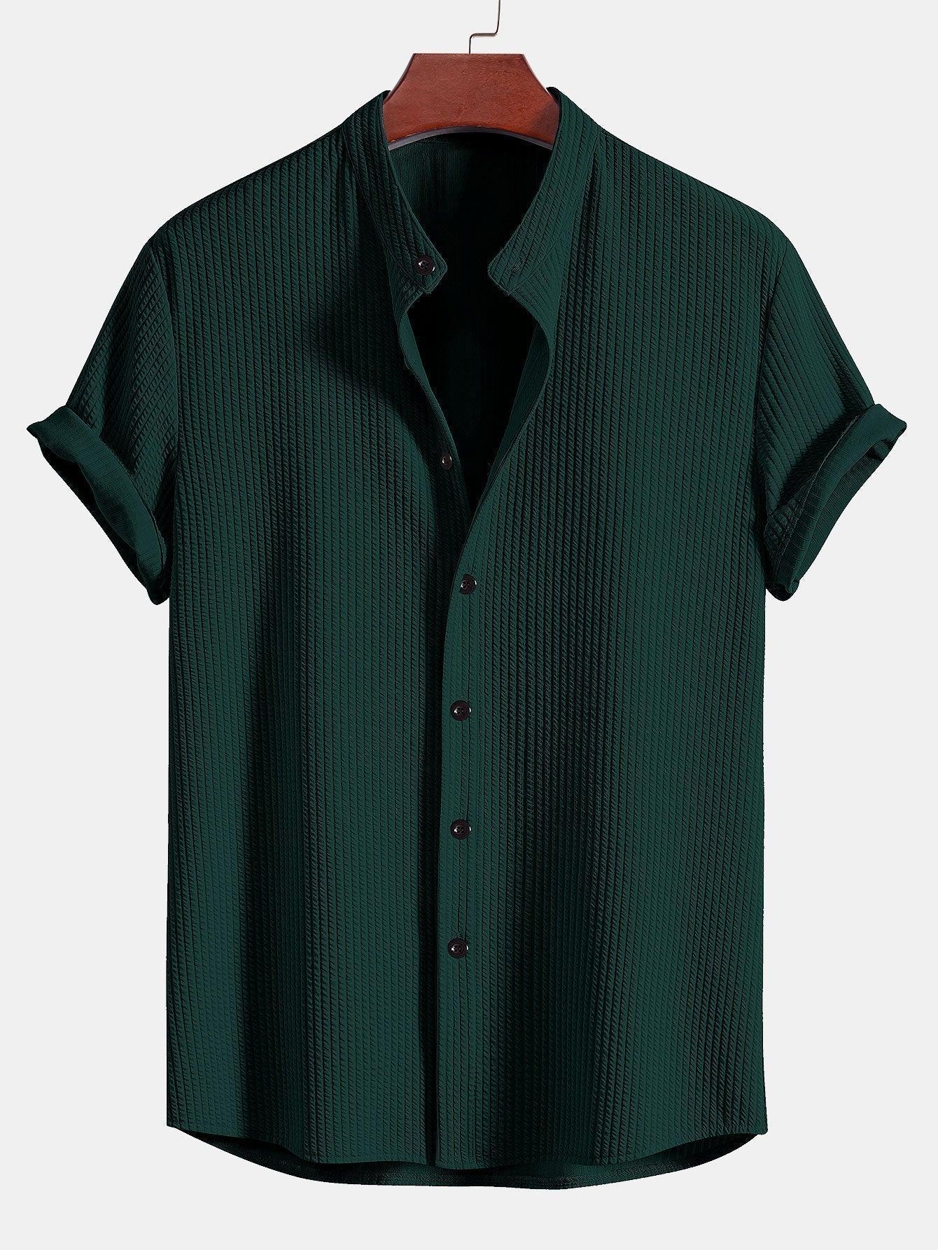 Men's T-Shirt with Shirt Look