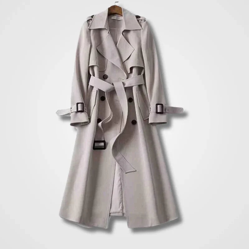 Women's Spring Trench Coat - Elegant Design for Formal Occasions