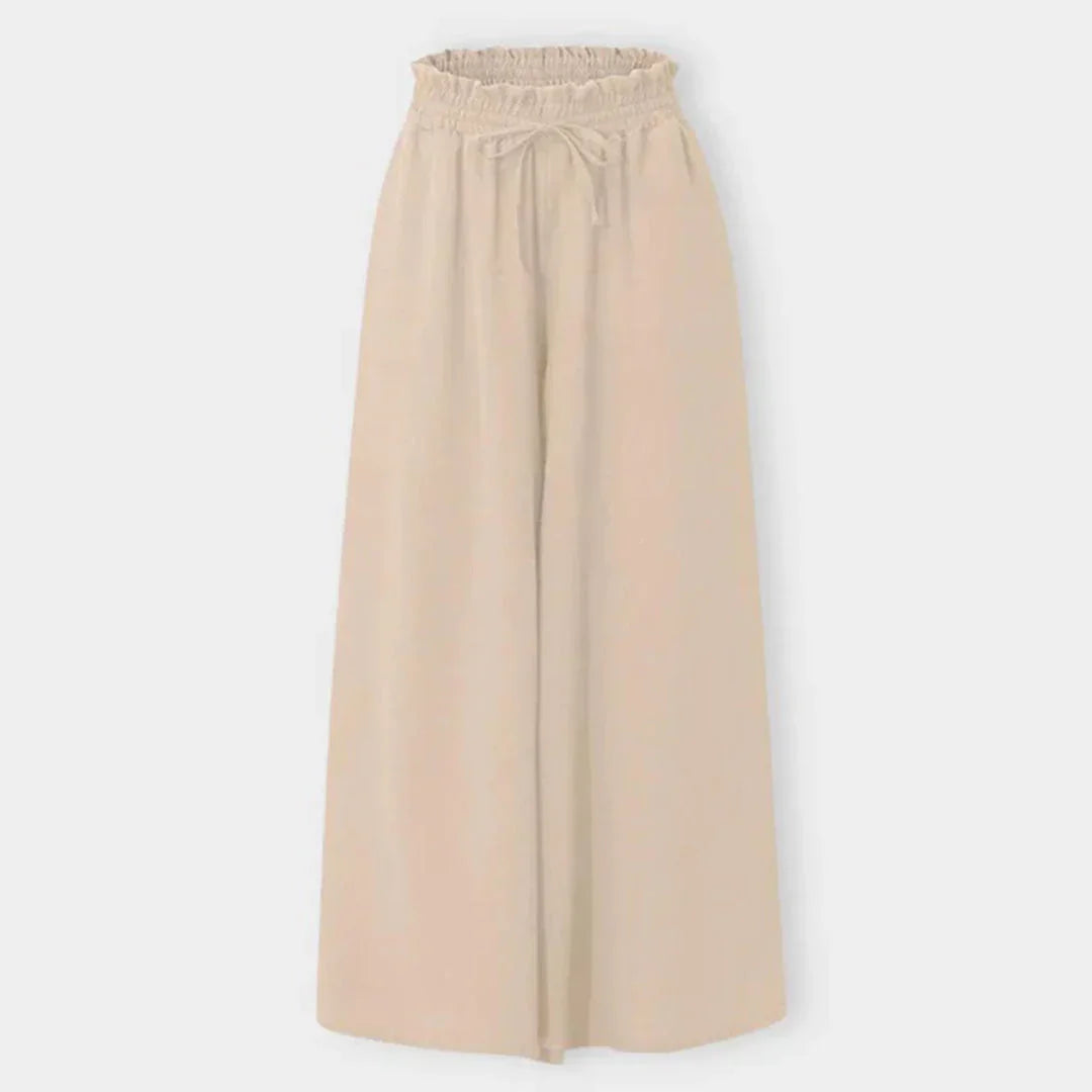 Women's High Waist Maxi Skirt with Pockets - Lightweight Flowing Design