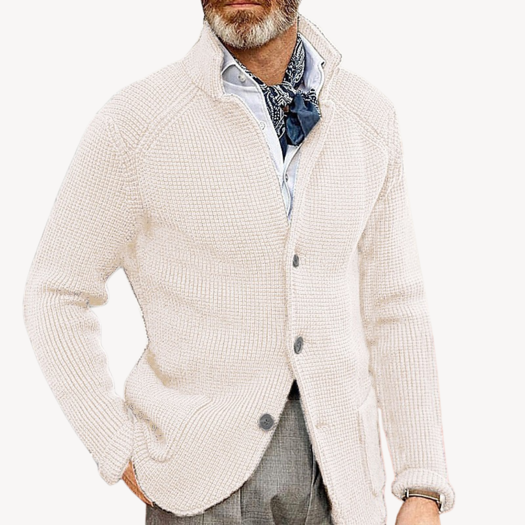 Men's Cardigan Knitted Wool