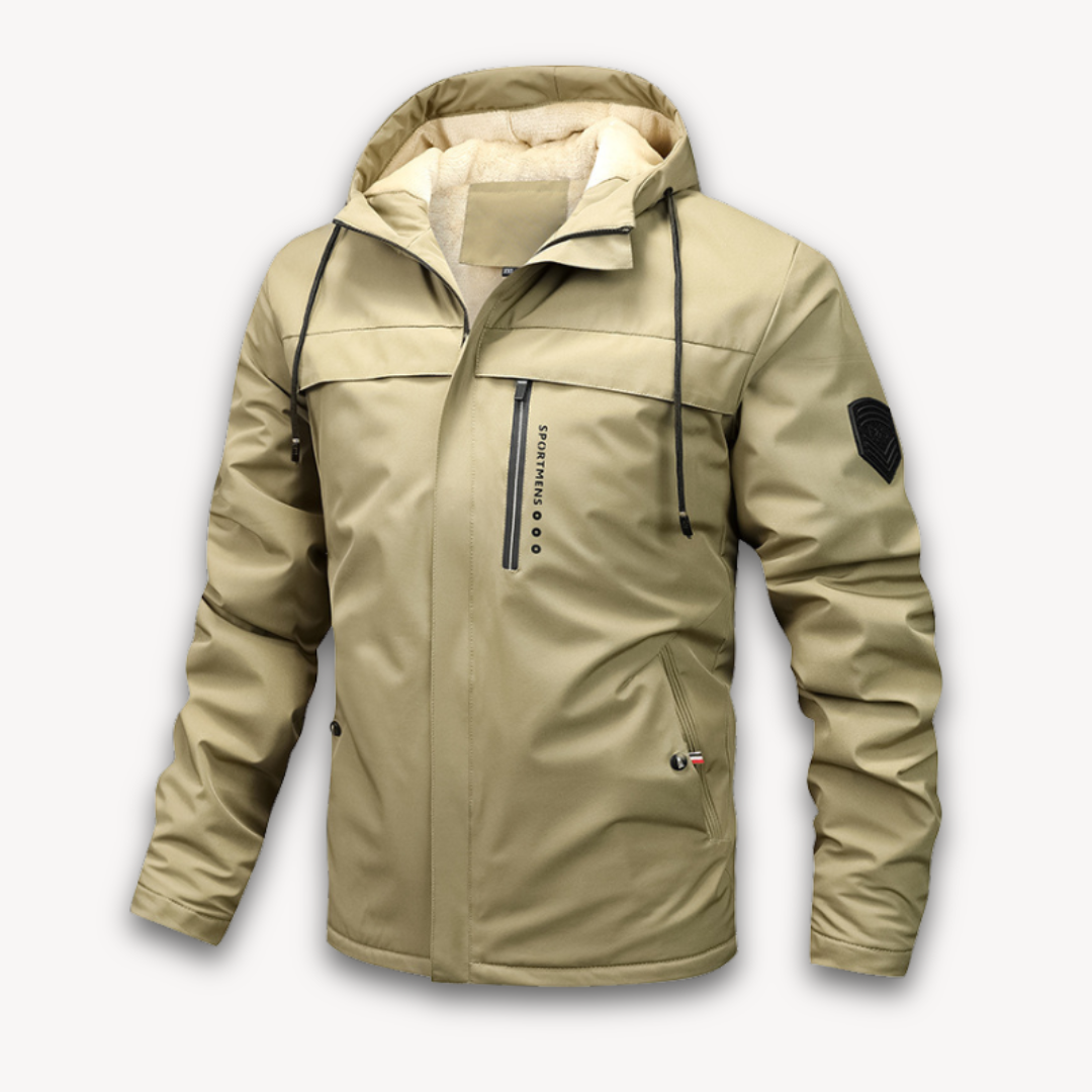 Men's Waterproof Hooded Jacket Lightweight