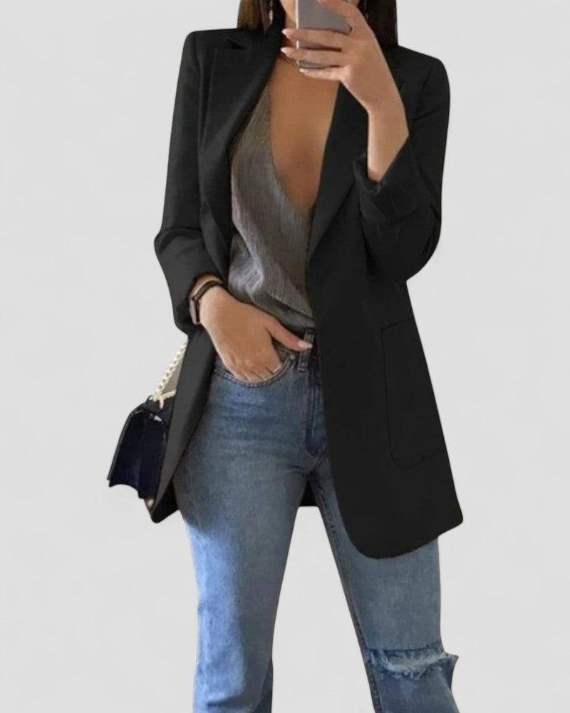 Women's Longline Blazer Tailored Fit