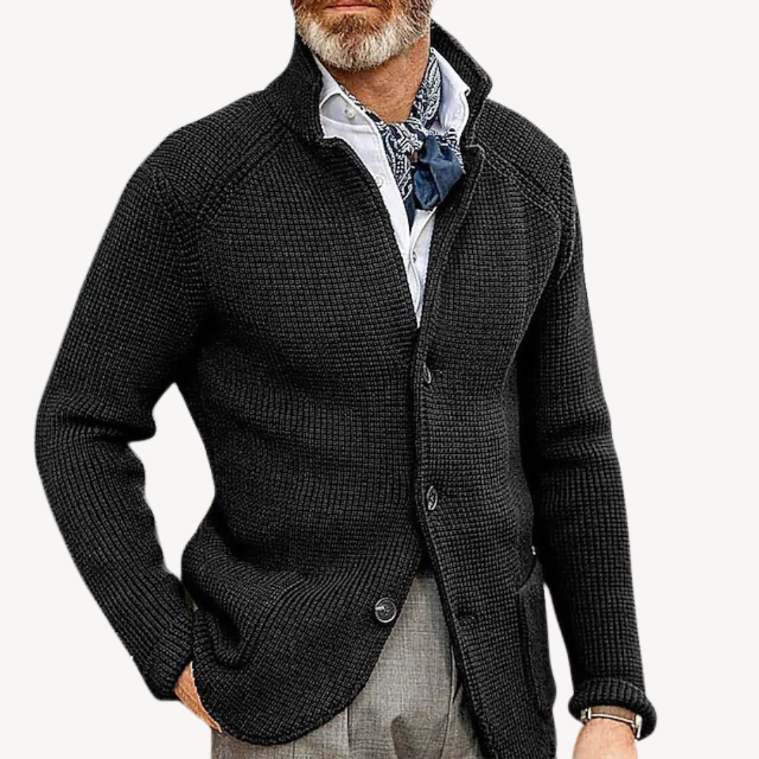 Men's Cardigan Knitted Wool