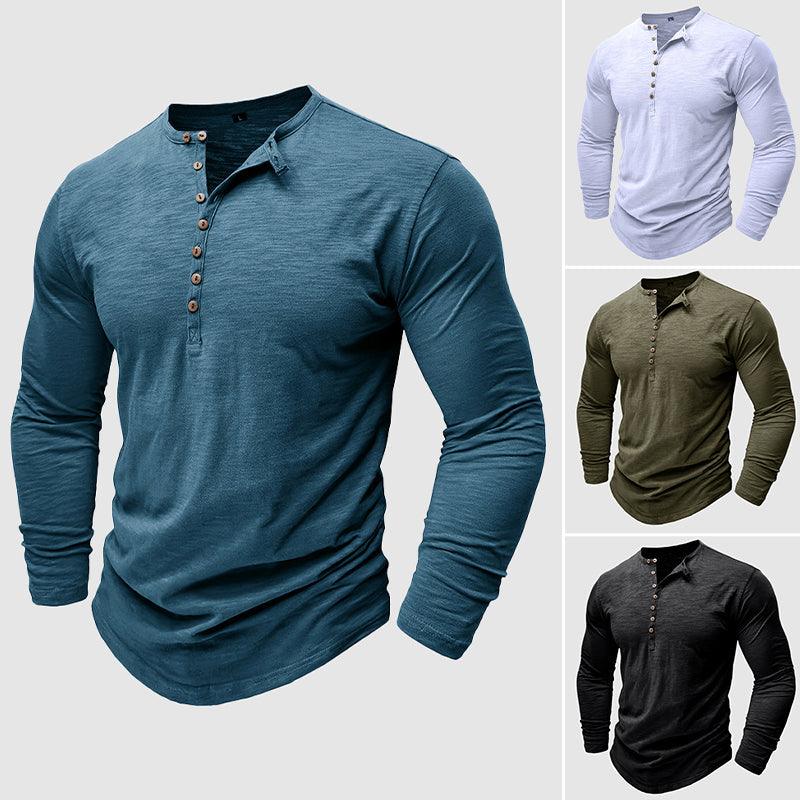 Men's Long Sleeve Bamboo Cotton Shirt