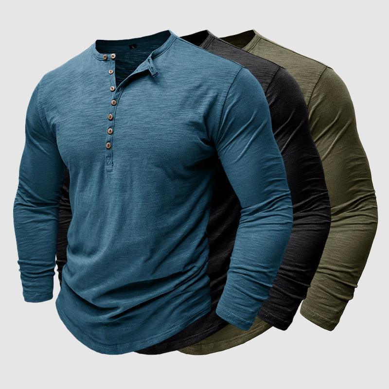 Men's Long Sleeve Bamboo Cotton Shirt