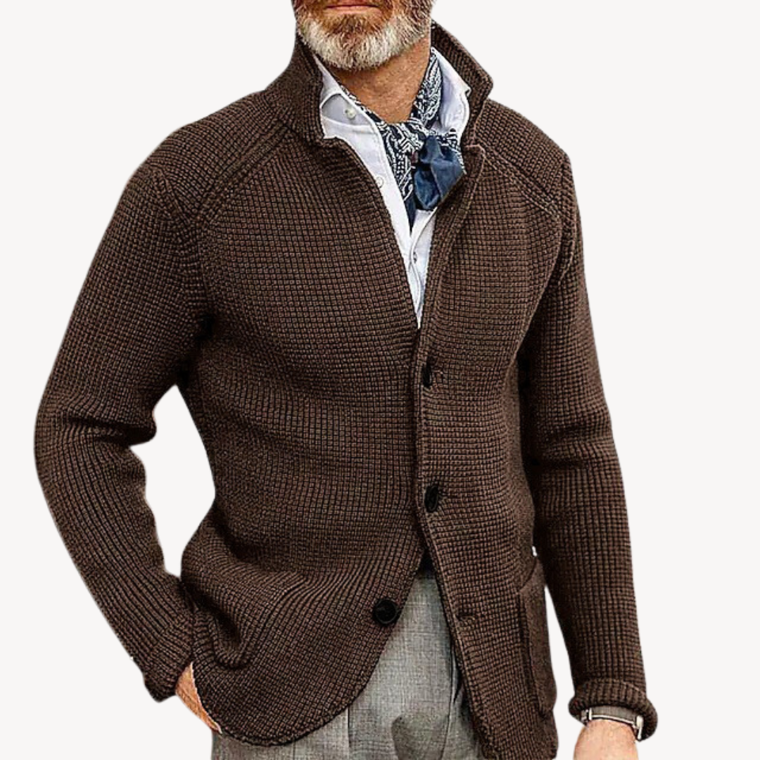 Men's Cardigan Knitted Wool