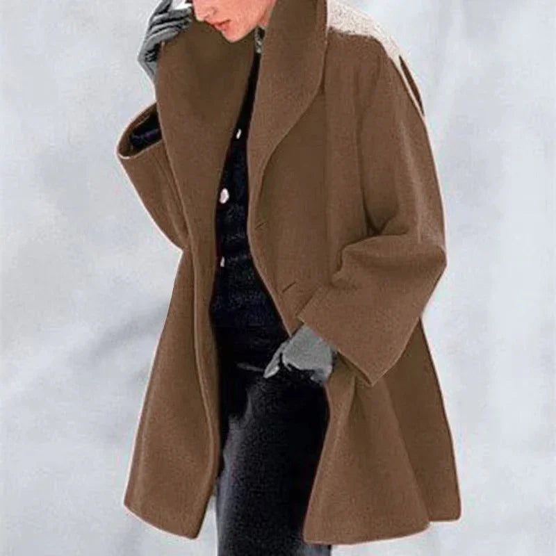 Women's Elegant Winter Coat - Chic Style for Autumn/Winter