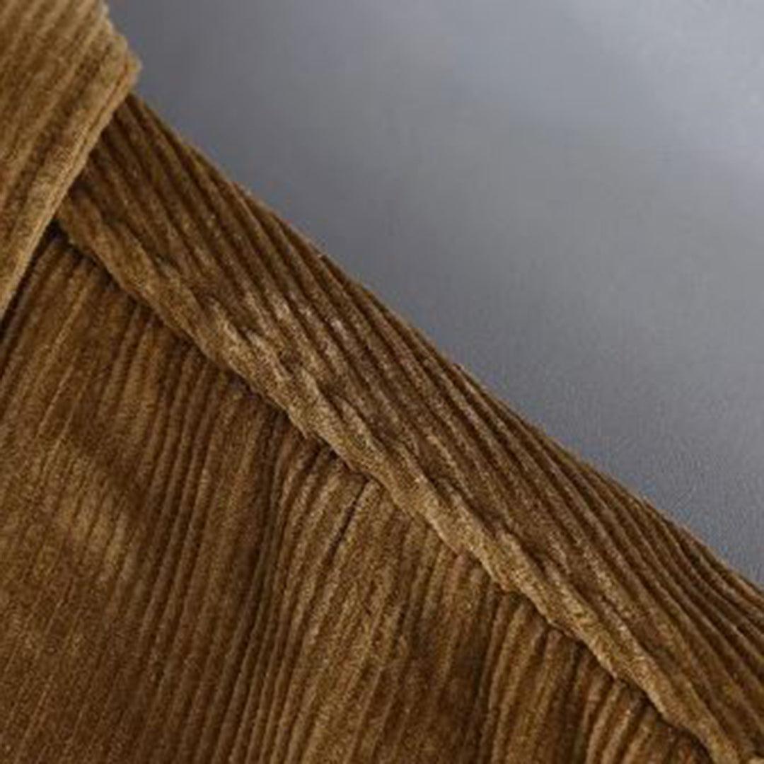 Men's Long Sleeve Corduroy Shirt Casual