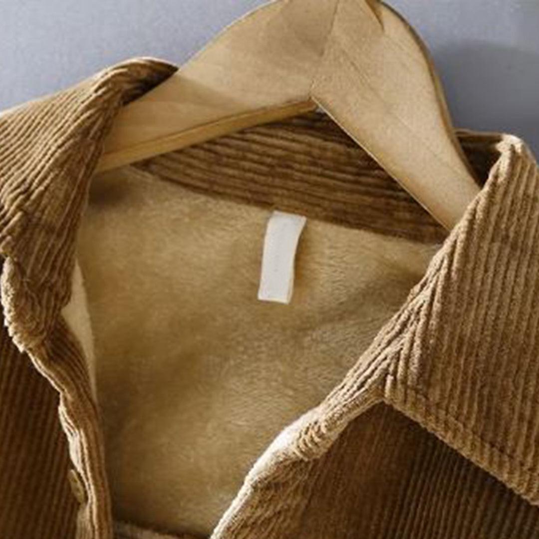 Men's Long Sleeve Corduroy Shirt Casual