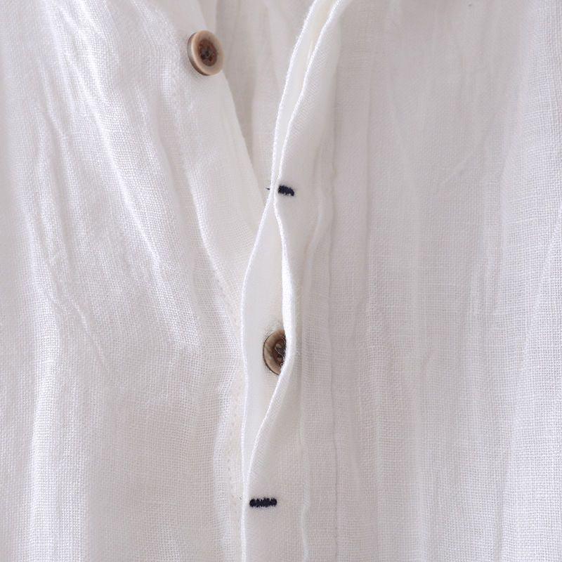 Men's Short Sleeve Slap Collar Shirt