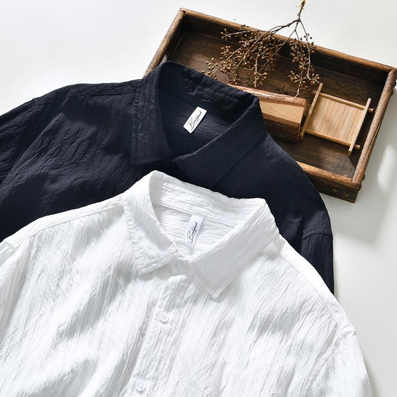 Men’s Long Sleeve Button-Up Shirt 100% Cotton Regular Fit