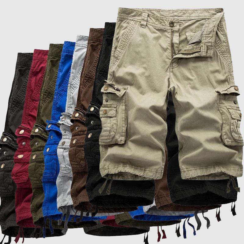 Men’s Cargo Shorts Cotton Durable