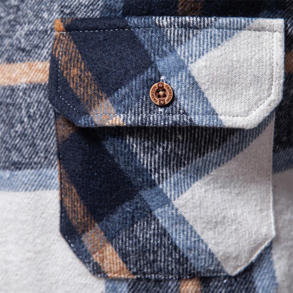 Men's Plaid Flannel Lumberjack Shirt