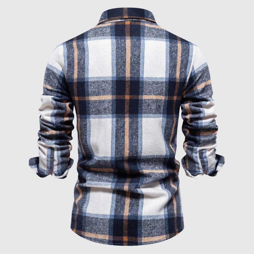 Men's Plaid Flannel Lumberjack Shirt