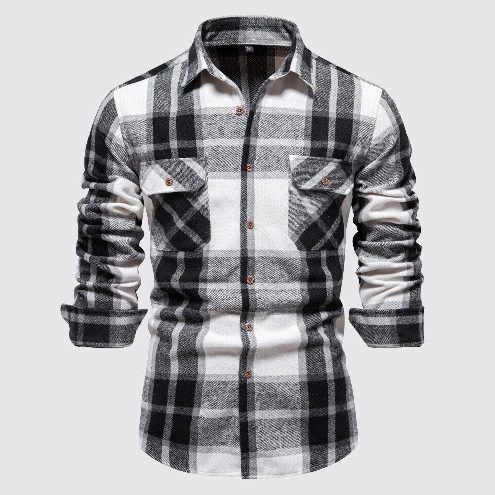 Men's Plaid Flannel Lumberjack Shirt