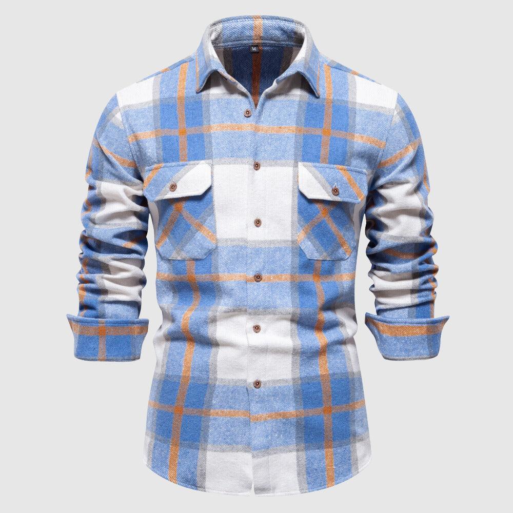 Men's Plaid Flannel Lumberjack Shirt