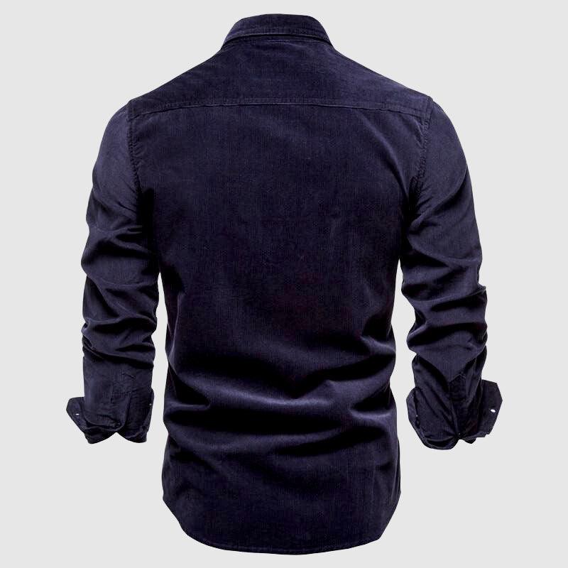 Men's Slim Fit Single-Knit Casual Shirt