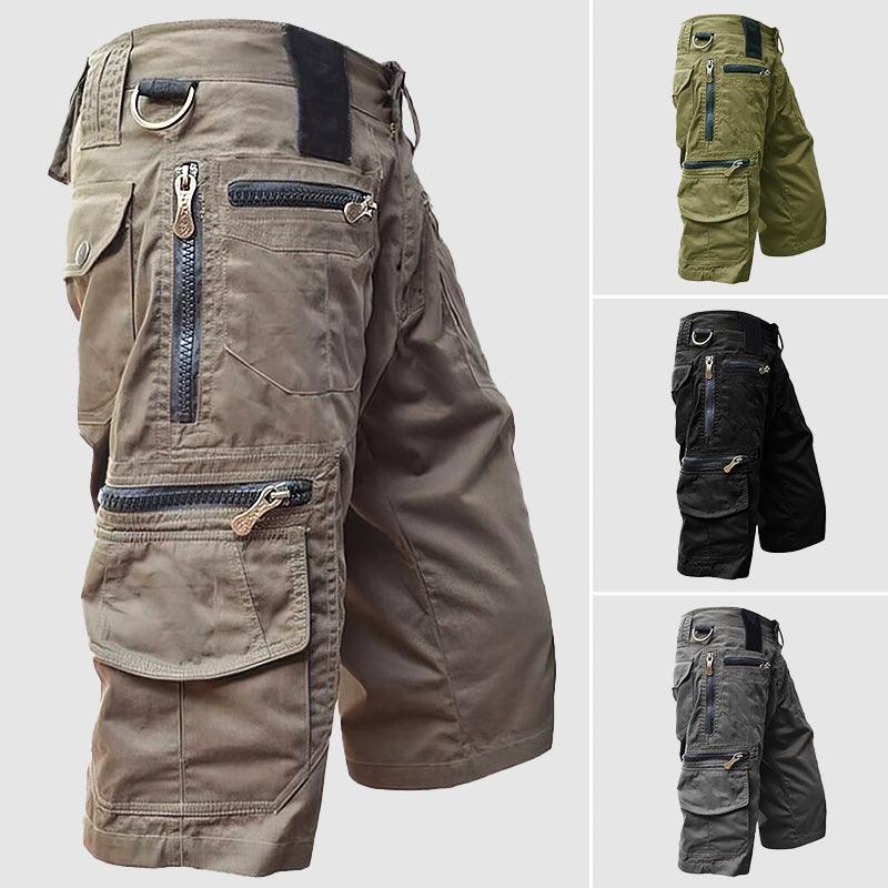 Men's Cargo Shorts with Multiple Pockets