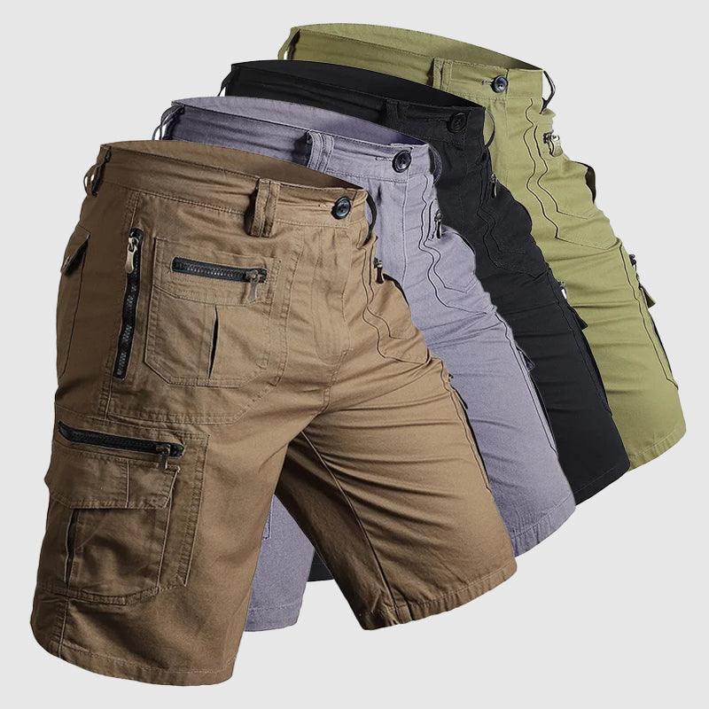 Men's Knee Length Cargo Shorts Multi-Pocket Durable