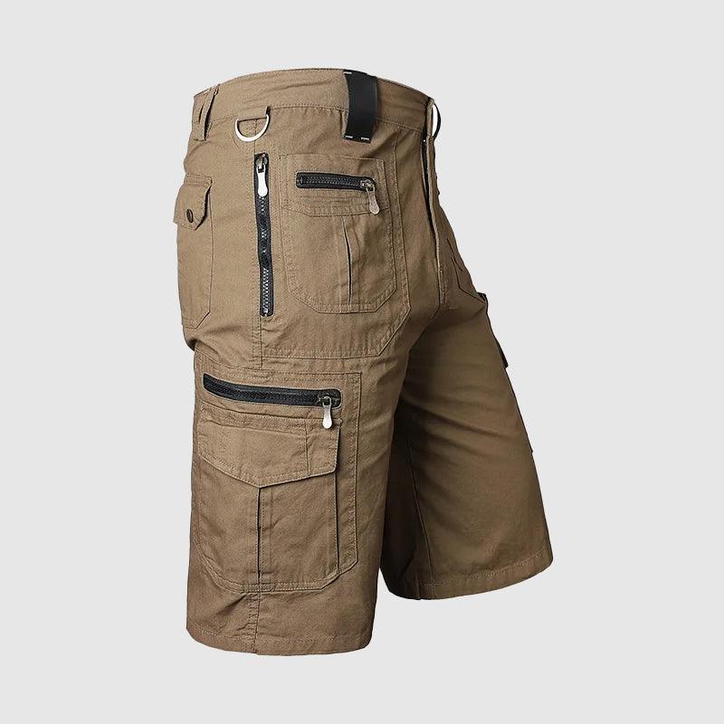Men's Knee Length Cargo Shorts Multi-Pocket Durable