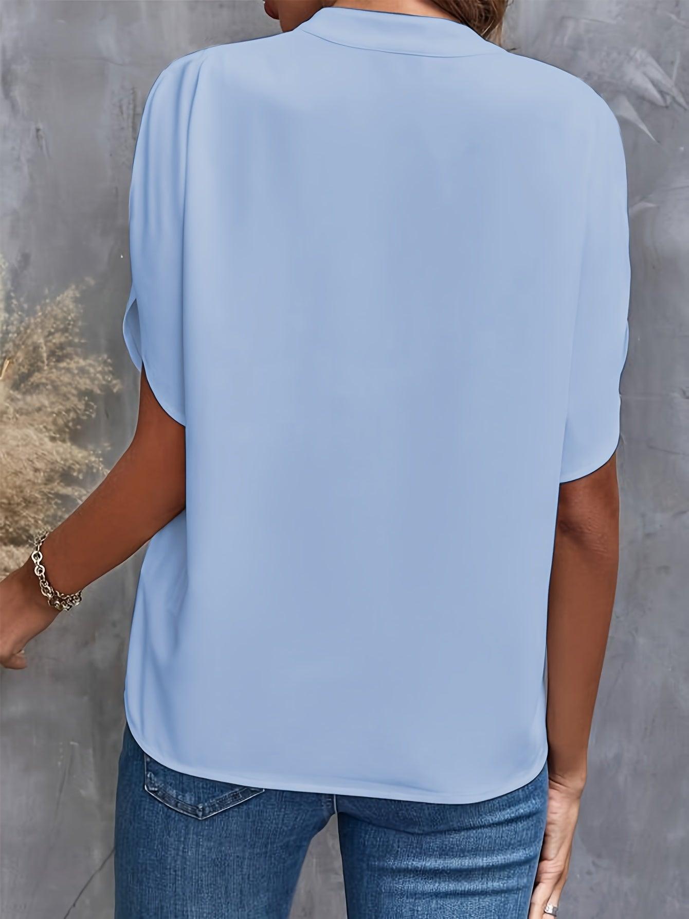 Women's V-Neck Elegant Blouse