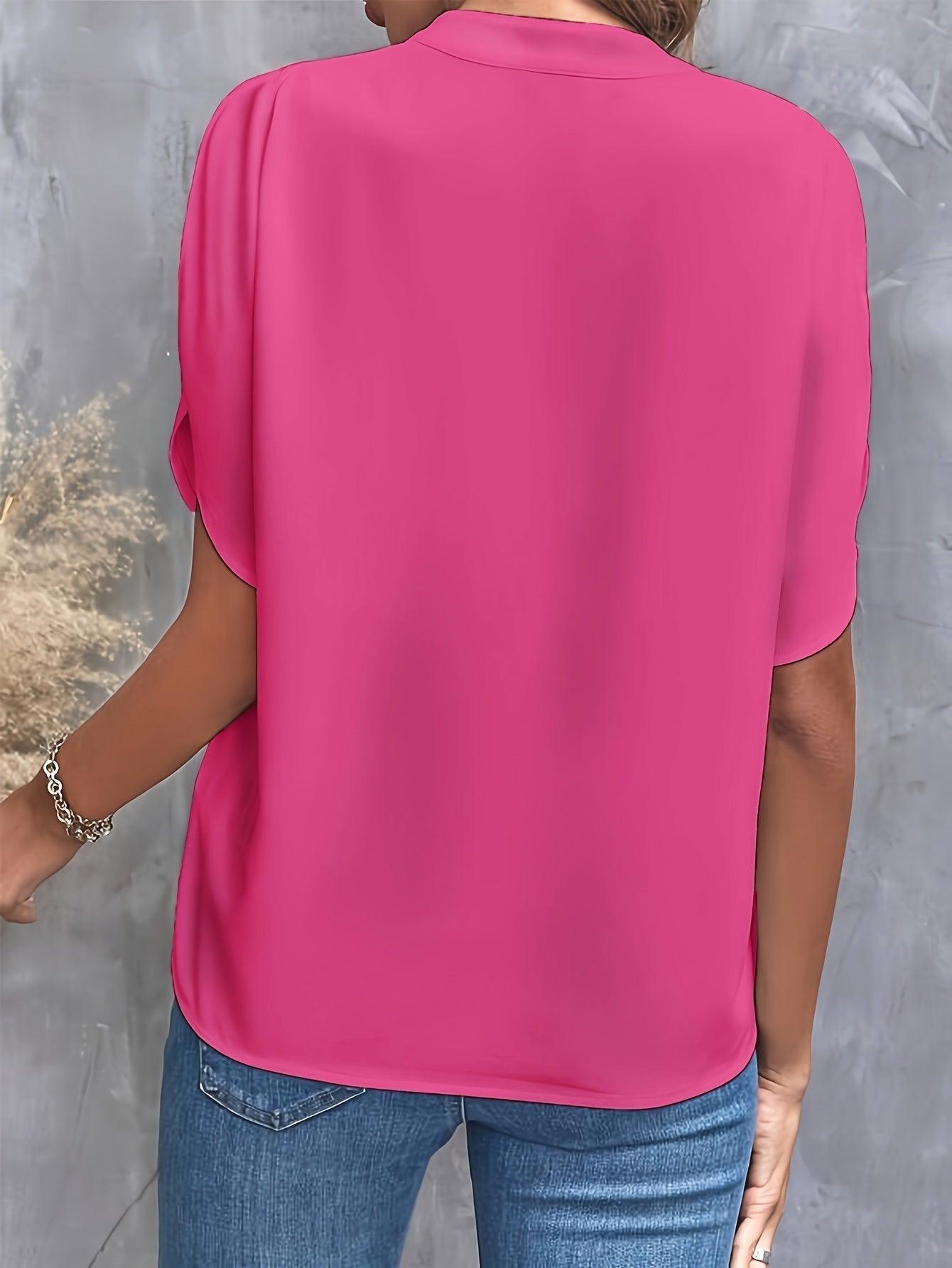 Women's V-Neck Elegant Blouse