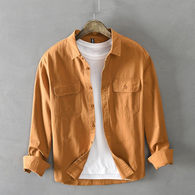 Men's Long Sleeve Casual Shirt Cotton
