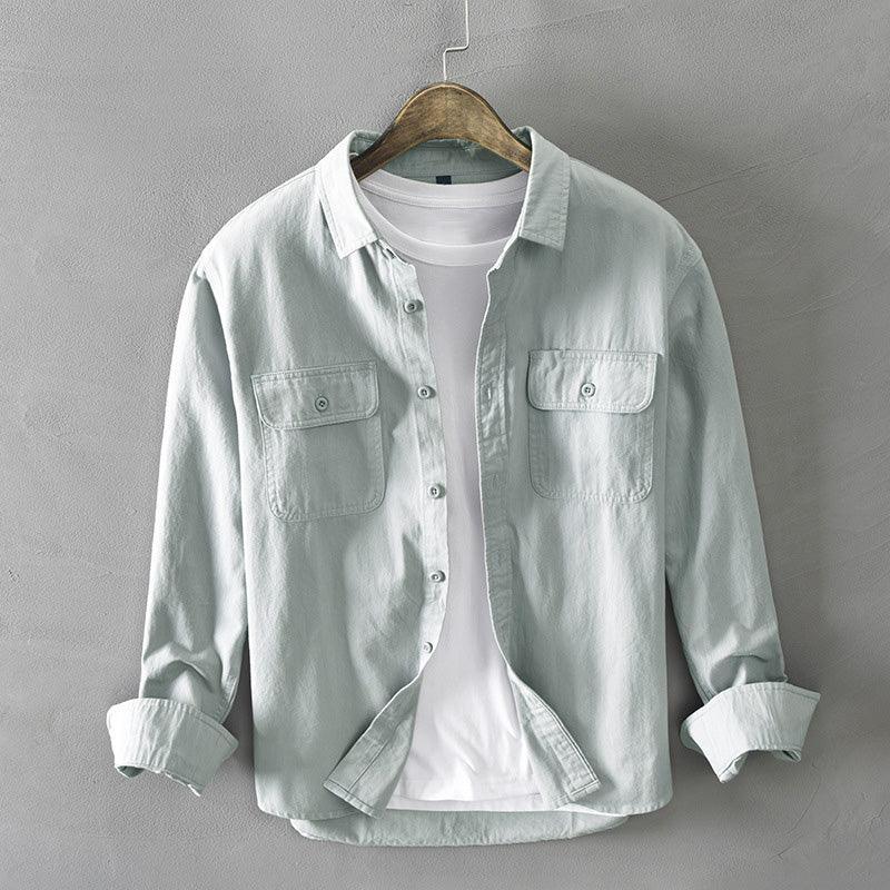 Men's Long Sleeve Casual Shirt Cotton