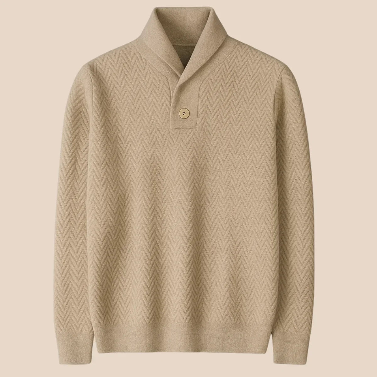 Men's V-Neck Jumper Cashmere