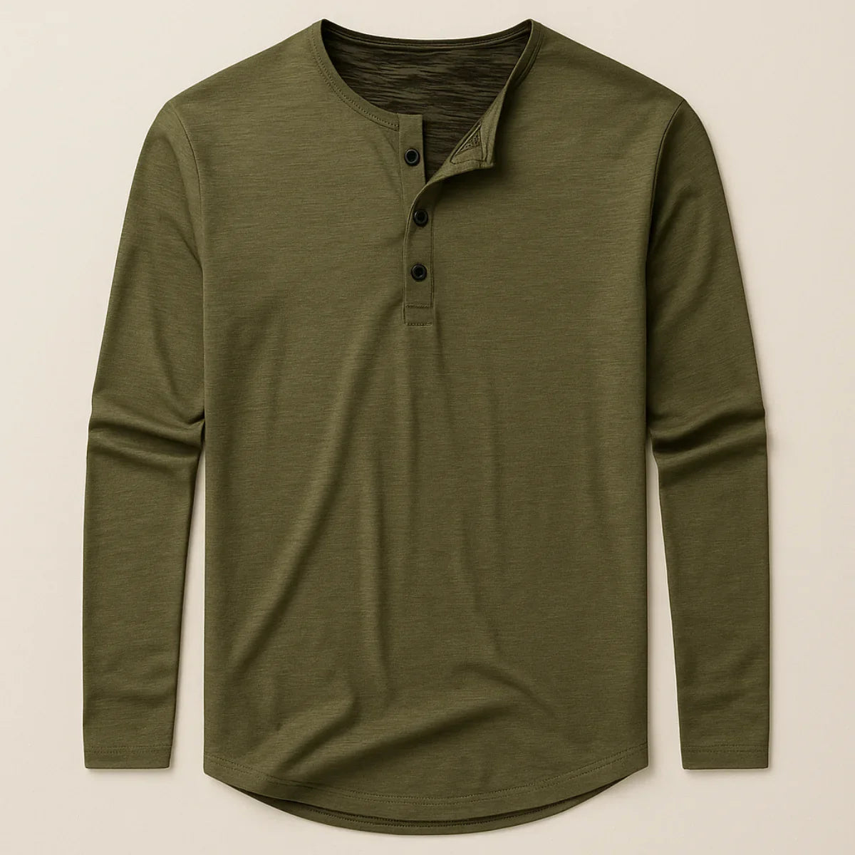 Men's Long Sleeve Cotton Polo