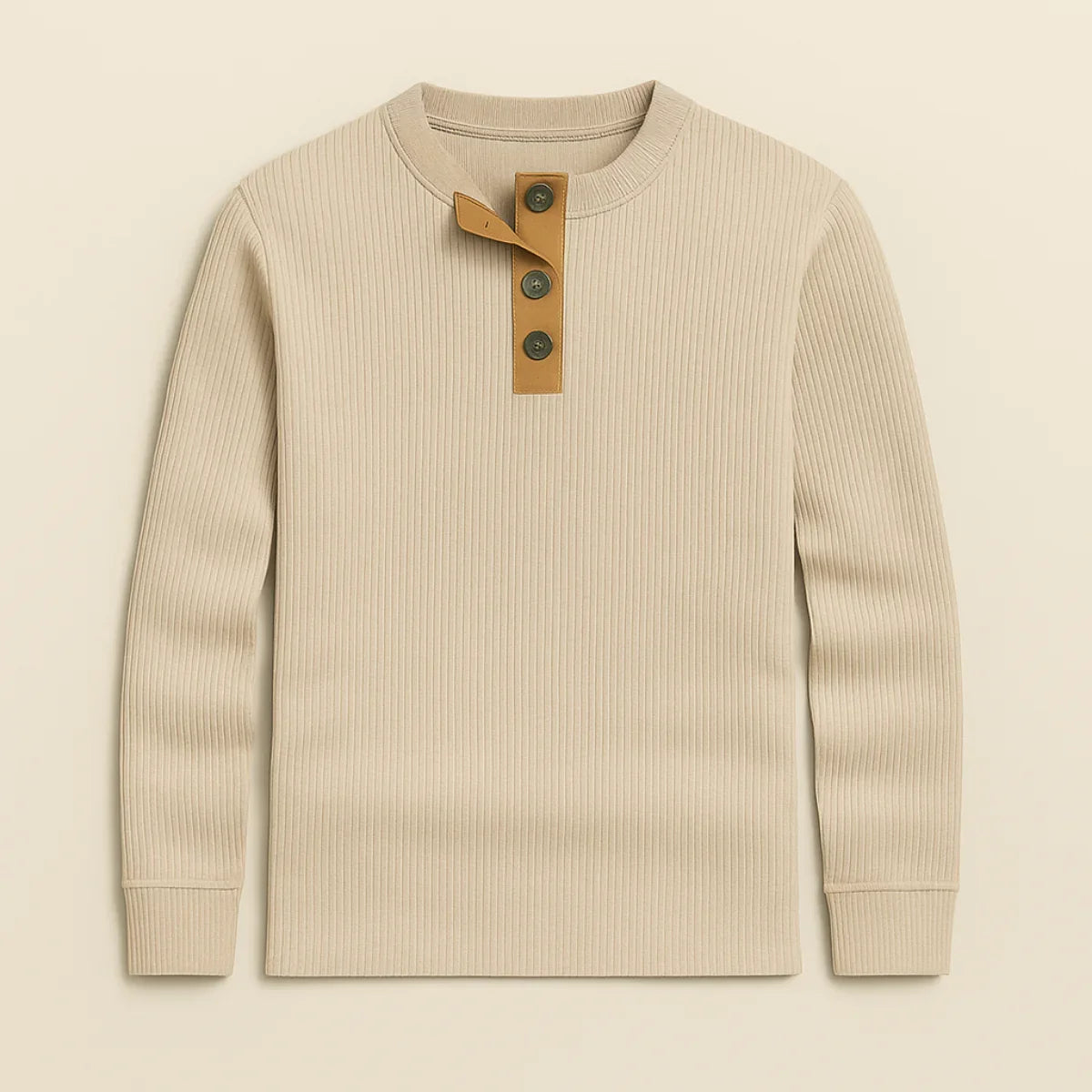 Men's Quarter Zip Jumper Wool Blend
